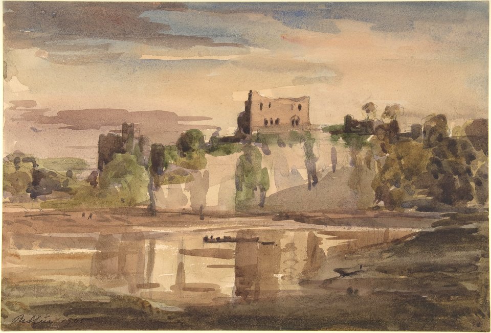 Chepstow Castle River Wye, Monmouthshire MET DP805087