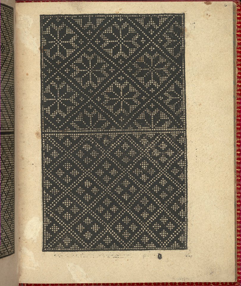 Ce est ung tractat de la noble art de leguille ascavoir ouvraiges de spaigne... page 4 (recto) MET DP355600