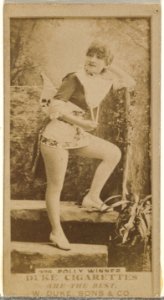 Card Number 328, Polly Winner, from the Actors and Actresses series (N145-7) issued by Duke Sons & Co. to promote Duke Cigarettes MET DP840543