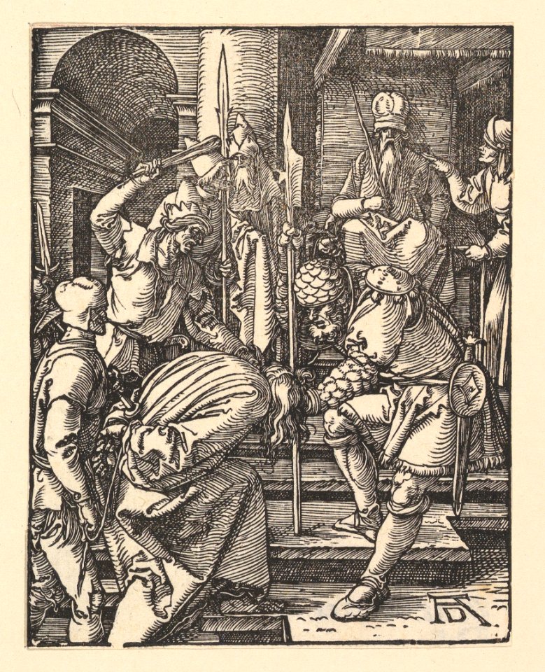 Christ before Annas, from The Small Passion MET DP820429
