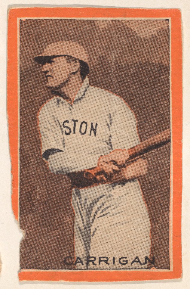 Carrigan, from the Baseball Players set (W500) (Orange Borders) MET DPB881476