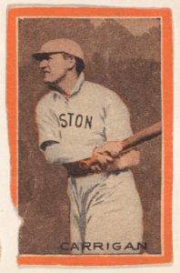 Carrigan, from the Baseball Players set (W500) (Orange Borders) MET DPB881476