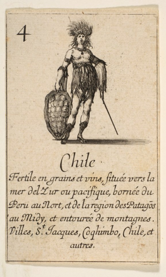 Chile, from 'Game of Geography' (Jeu de la Géographie) MET DP817734
