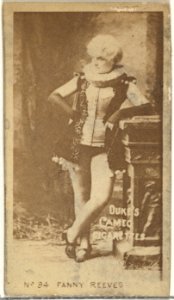 Card Number 94, Fanny Reeves, from the Actors and Actresses series (N145-4) issued by Duke Sons & Co. to promote Cameo Cigarettes MET DP839985