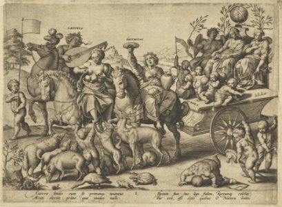 Childhood (Dawn) from The Four Ages of Man and Death with the Last Judgment MET DP842131