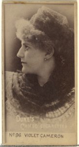 Card Number 96, Violet Cameron, from the Actors and Actresses series (N145-4) issued by Duke Sons & Co. to promote Cameo Cigarettes MET DP839903