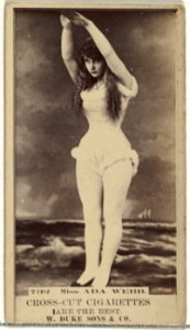 Card Number 732, Ada Webb, from the Actors and Actresses series (N145-3) issued by Duke Sons & Co. to promote Cross Cut Cigarettes MET DP839862