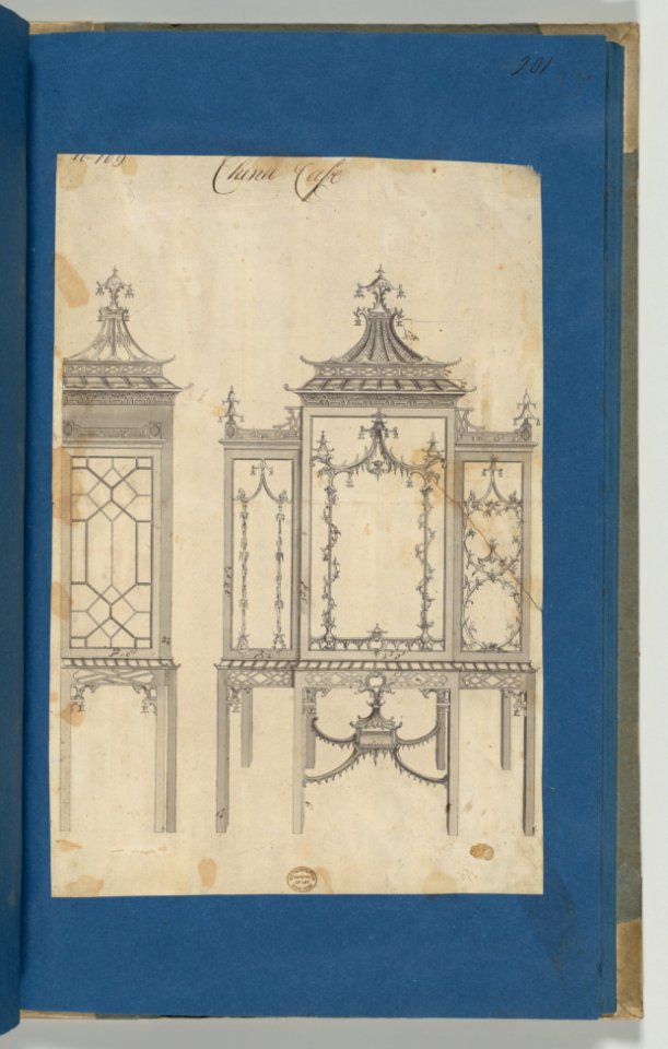 China Case, from Chippendale Drawings, Vol. II MET DP-14176-087