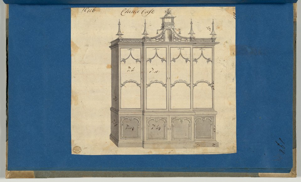 China Case, from Chippendale Drawings, Vol. II MET DP-14176-084