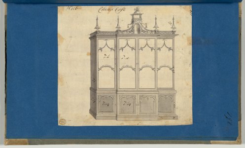 China Case, from Chippendale Drawings, Vol. II MET DP-14176-084