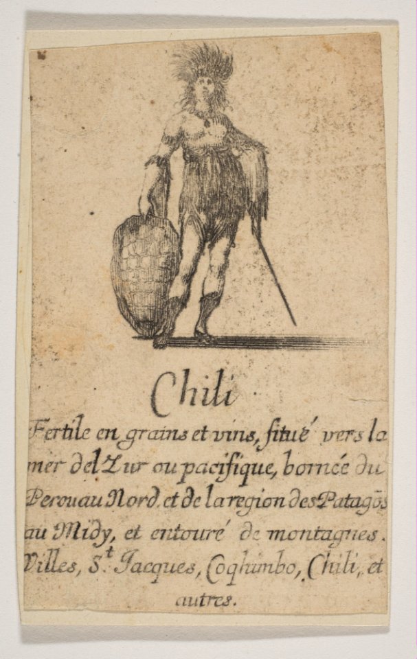 Chile, from 'Game of Geography' (Jeu de la Géographie) MET DP818183
