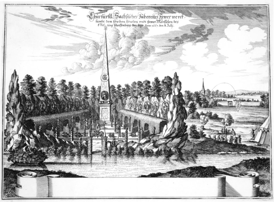 Celebration for the Elector Johann Georg II, Leipzig, July 8, 1667 MET MM44375