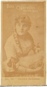 Card Number 95, Clara Ellison, from the Actors and Actresses series (N145-6) issued by Duke Sons & Co. to promote Duke Cigarettes MET DP840255