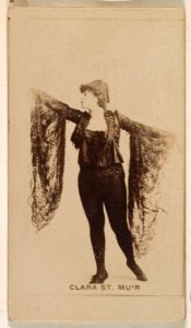 Clara St. Muir, from the Actresses series (N245) issued by Kinney Brothers to promote Sweet Caporal Cigarettes MET DP859627