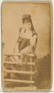Clara Poole, from the Actors and Actresses series (N45, Type 8) for Virginia Brights Cigarettes MET DP831591