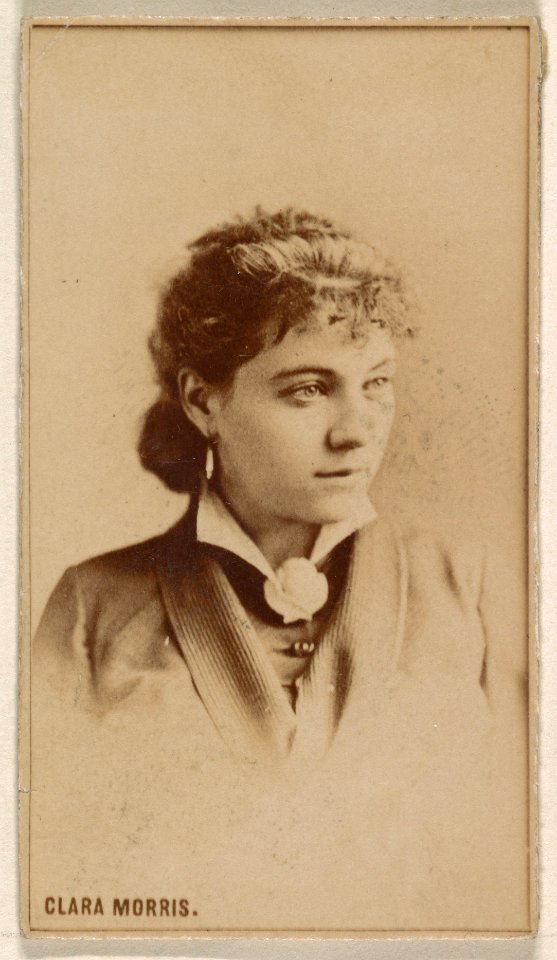 Clara Morris, from the Actresses series (N245) issued by Kinney Brothers to promote Sweet Caporal Cigarettes MET DP859168