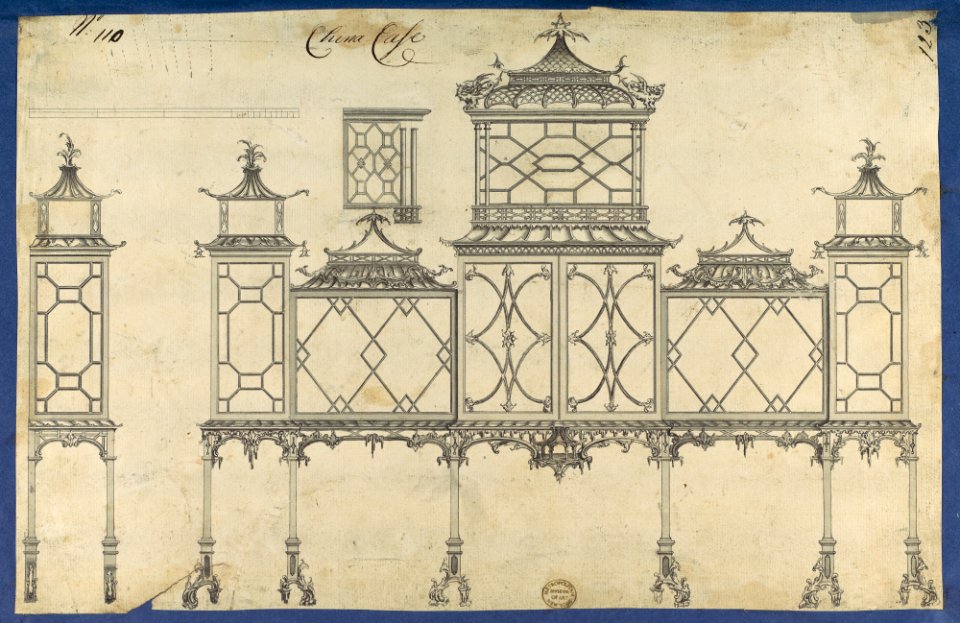 China Case, from Chippendale Drawings, Vol. II MET DP118237