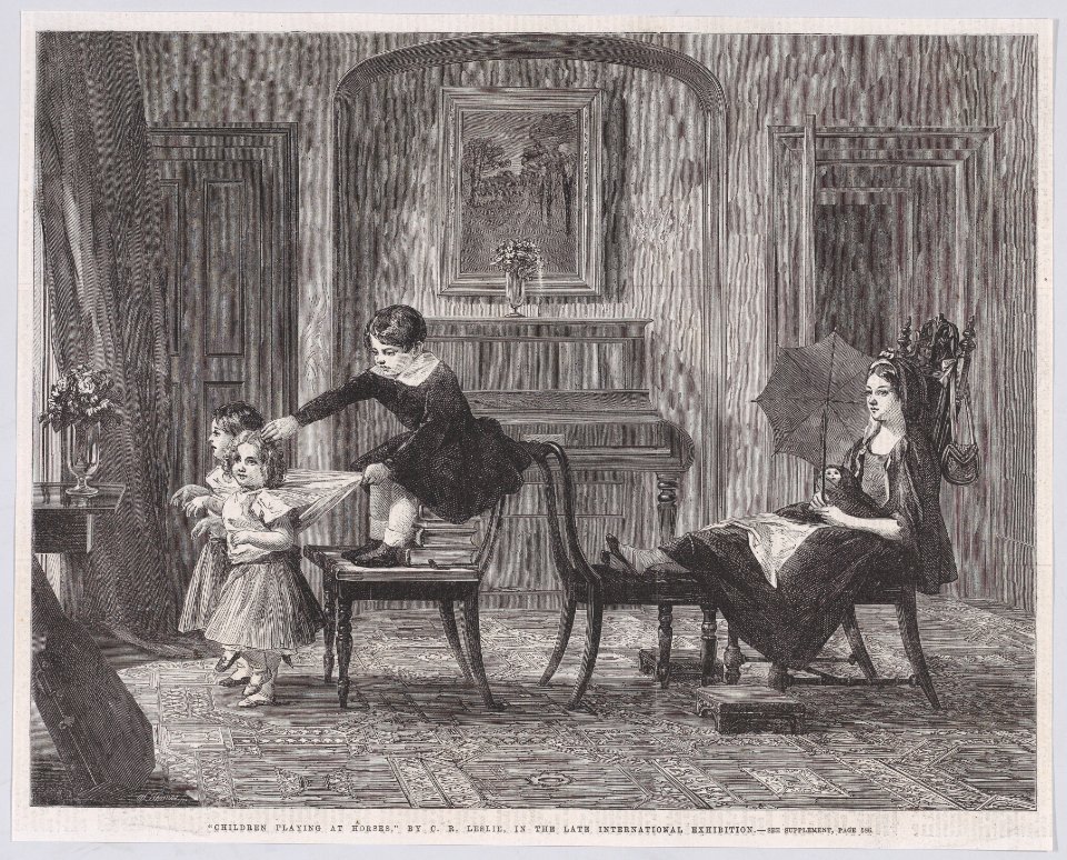 Children playing at Horses Met DP888813