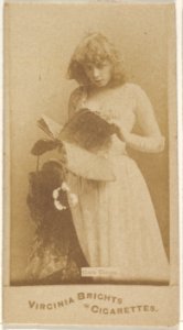Clara Thropp, from the Actors and Actresses series (N45, Type 1) for Virginia Brights Cigarettes MET DP830526
