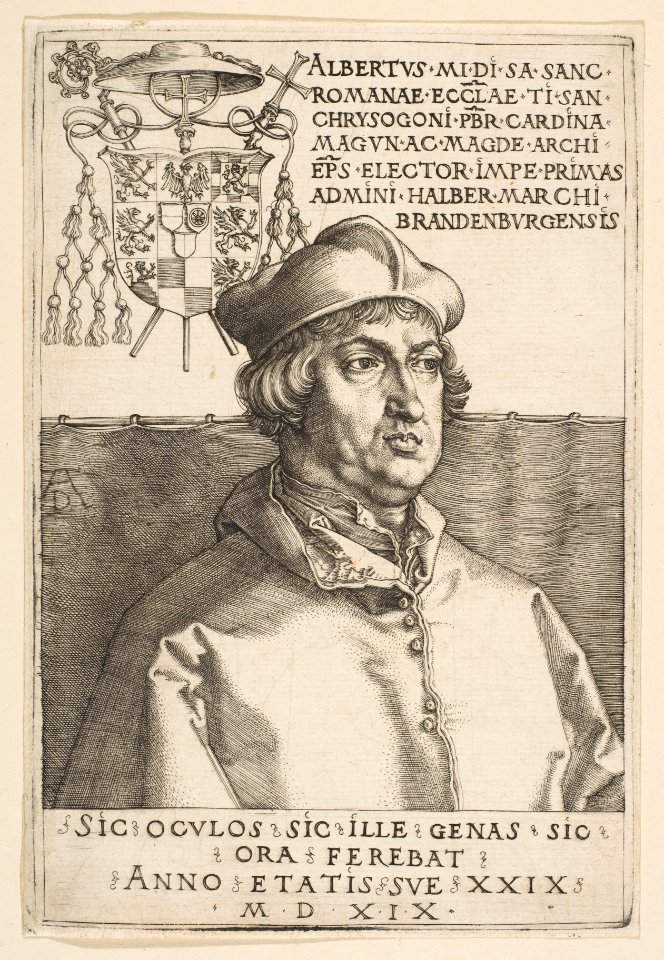 Cardinal Albrecht of Brandenburg MET DP815918