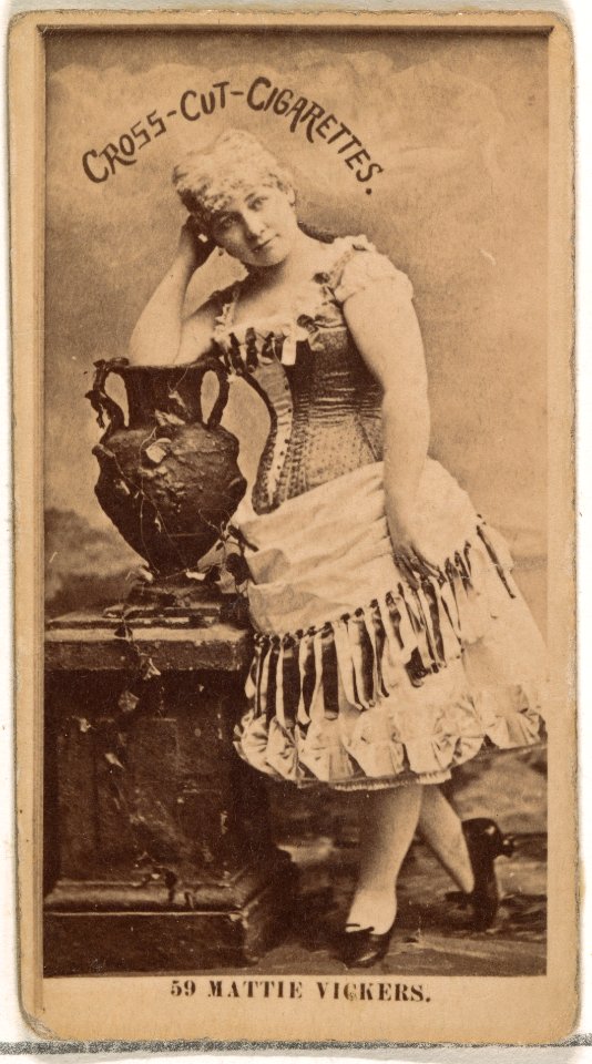 Card Number 59, Miss Mattie Vickers Met DP866796-