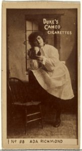 Card Number 98, Ada Richmond, from the Actors and Actresses series (N145-4) issued by Duke Sons & Co. to promote Cameo Cigarettes MET DP839988