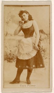 Clara Palmer, from the Actresses series (N245) issued by Kinney Brothers to promote Sweet Caporal Cigarettes MET DP859292