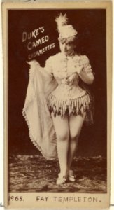 Card Number 65, Fay Templeton, from the Actors and Actresses series (N145-4) issued by Duke Sons & Co. to promote Cameo Cigarettes MET DP840011