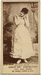Card Number 640, Celia Ellis, from the Actors and Actresses series (N145-3) issued by Duke Sons & Co. to promote Cross Cut Cigarettes MET DP839745