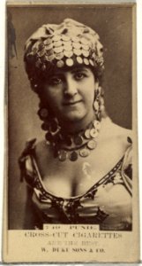 Card Number 719, Punie, from the Actors and Actresses series (N145-3) issued by Duke Sons & Co. to promote Cross Cut Cigarettes MET DP839813