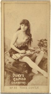 Card Number 66, from the Actors and Actresses series (N145-4) issued by Duke Sons & Co. to promote Cameo Cigarettes MET DP839916
