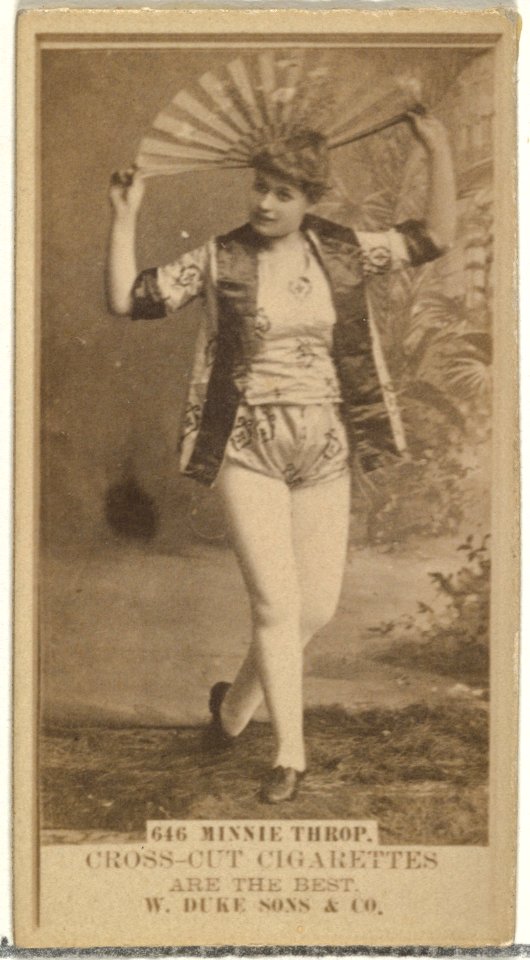Card Number 646, Minnie Thorp, from the Actors and Actresses series (N145-3) issued by Duke Sons & Co. to promote Cross Cut Cigarettes MET DP839844