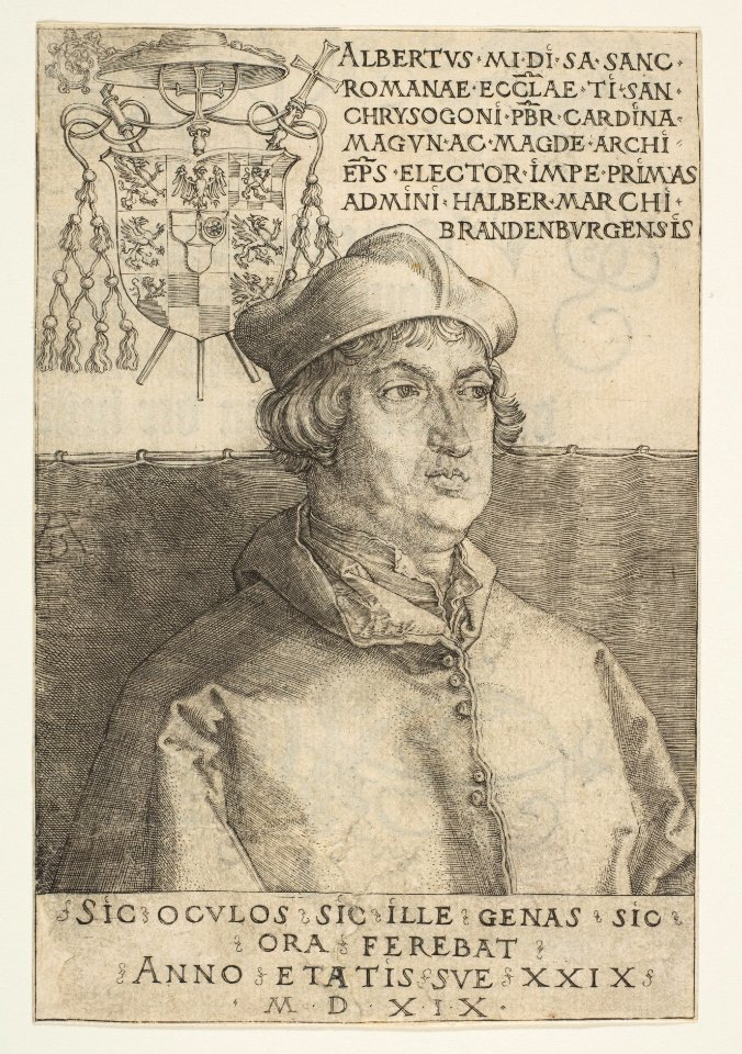 Cardinal Albrecht of Brandenburg MET DP815919