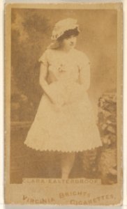 Clara Easterbrook, from the Actors and Actresses series (N45, Type 1) for Virginia Brights Cigarettes MET DP830442