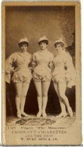 Card Number 725, Pages "The Mascotte," from the Actors and Actresses series (N145-3) issued by Duke Sons & Co. to promote Cross Cut Cigarettes MET DP839809