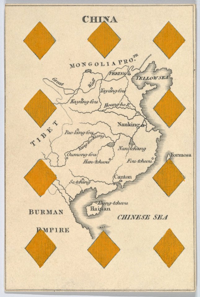 China in Asia from Court Game of Geography MET DP862916