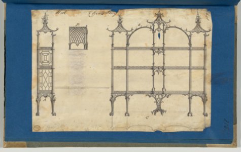 China Shelf, from Chippendale Drawings, Vol. II MET DP-14176-090