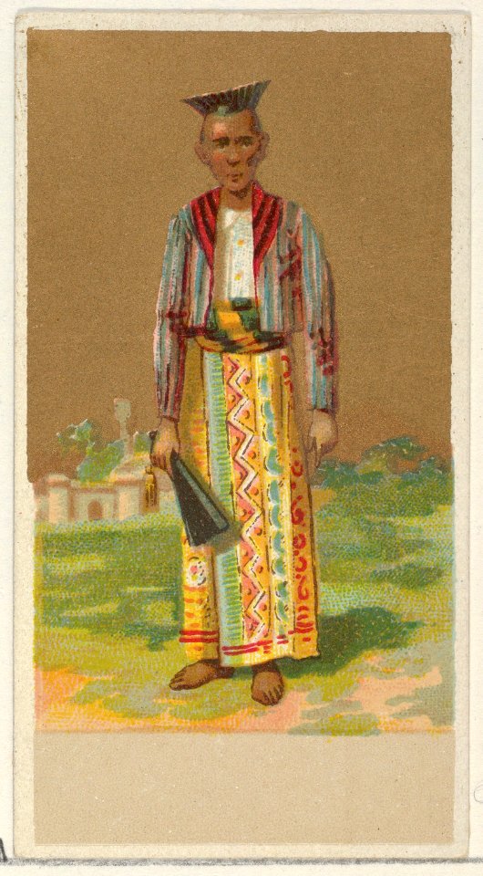Ceylon, from the Natives in Costume series (N16), Teofani Issue, for Allen & Ginter Cigarettes Brands MET DP834868