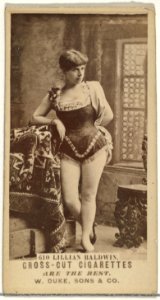 Card Number 610, Lillian Baldwin, from the Actors and Actresses series (N145-3) issued by Duke Sons & Co. to promote Cross Cut Cigarettes MET DP839682