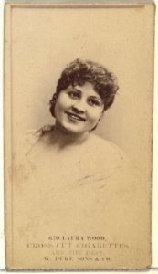Card Number 620, Laura Wood, from the Actors and Actresses series (N145-3) issued by Duke Sons & Co. to promote Cross Cut Cigarettes MET DP839876