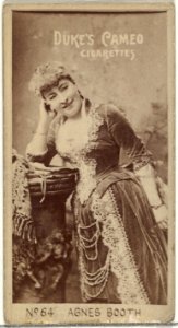 Card Number 64, Agnes Booth, from the Actors and Actresses series (N145-4) issued by Duke Sons & Co. to promote Cameo Cigarettes MET DP839894