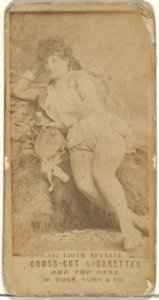 Card Number 615, Edith Merrell, from the Actors and Actresses series (N145-3) issued by Duke Sons & Co. to promote Cross Cut Cigarettes MET DP839799
