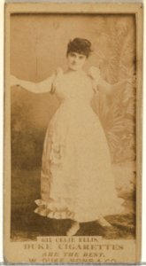 Card Number 633, Celie Ellis, from the Actors and Actresses series (N145-7) issued by Duke Sons & Co. to promote Duke Cigarettes MET DP840401