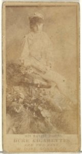 Card Number 628, Hattie Robins, from the Actors and Actresses series (N145-7) issued by Duke Sons & Co. to promote Duke Cigarettes MET DP840576
