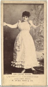 Card Number 633, Celia Ellis, from the Actors and Actresses series (N145-3) issued by Duke Sons & Co. to promote Cross Cut Cigarettes MET DP839743