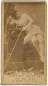 Card Number 627, Miss Bosh, from the Actors and Actresses series (N145-3) issued by Duke Sons & Co. to promote Cross Cut Cigarettes MET DP839693