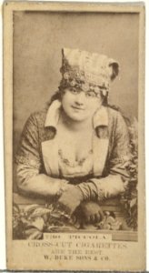Card Number 730, Piccola, from the Actors and Actresses series (N145-3) issued by Duke Sons & Co. to promote Cross Cut Cigarettes MET DP839812