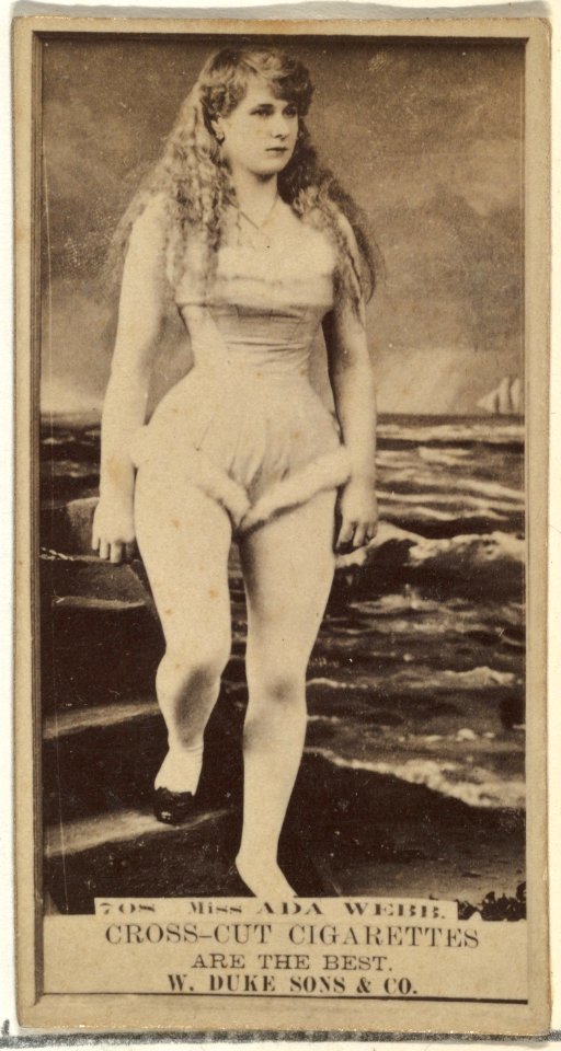 Card Number 708, Ada Webb, from the Actors and Actresses series (N145-3) issued by Duke Sons & Co. to promote Cross Cut Cigarettes MET DP839864