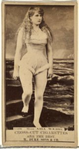 Card Number 708, Ada Webb, from the Actors and Actresses series (N145-3) issued by Duke Sons & Co. to promote Cross Cut Cigarettes MET DP839864