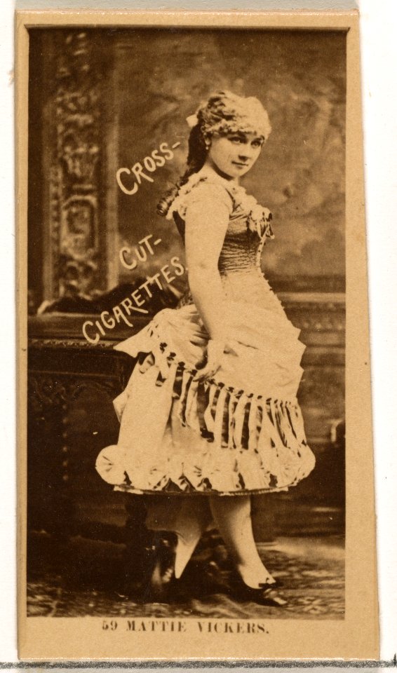 Card Number 59, Miss Mattie Vickers Met DP866794-